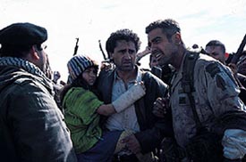 Clooney - menekti a meneklteket - kzpen Amir