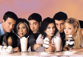 Chandler, Rachel, Ross, Monica, Joey és Phoebe (fibi)