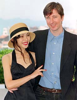 Hal Heartley és  Miho Nikaido a Cannes-ban